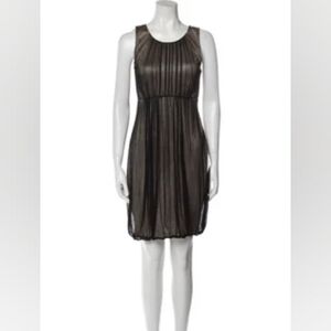 Jean Paul Gaultier Fuzzi Elegant Black Sleeveless Dress